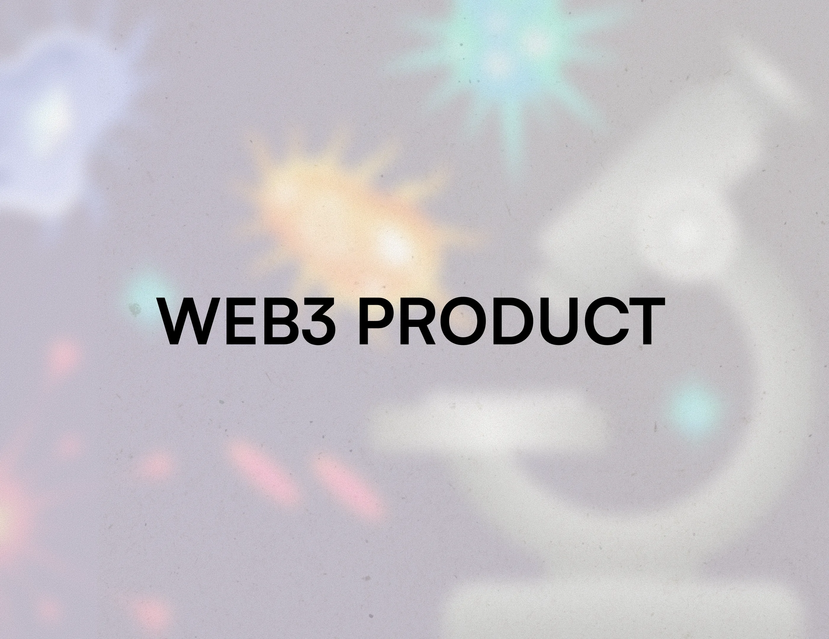 Web3 product